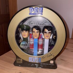 UNOPENED Elvis Presley Pez Collectibles CD included
